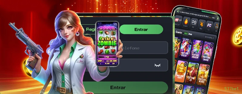 Roleta e blackjack 577bet